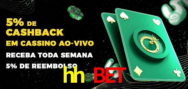 Promoções do cassino ao Vivo hh bet